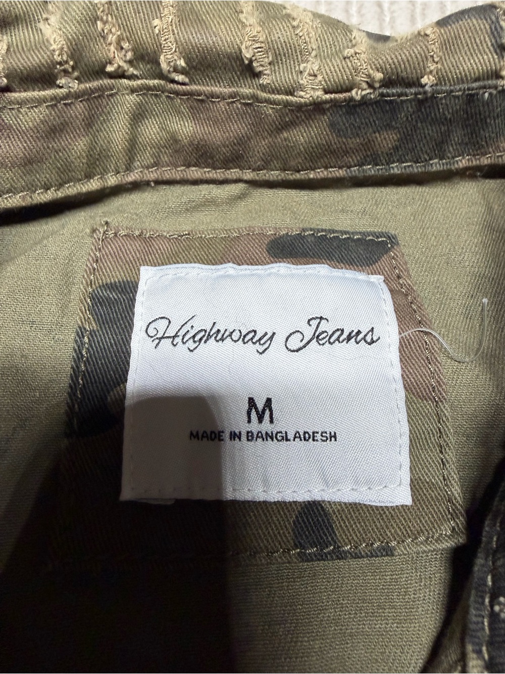 Highway Jeans Olive Green Camo Button-Front Maxi Dress - Picture 2 of 3